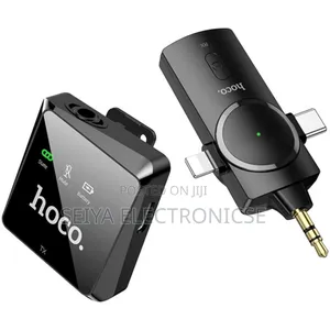 Hoco S31 Stream Wireless Microphone With a 3-in-1 Receiver.