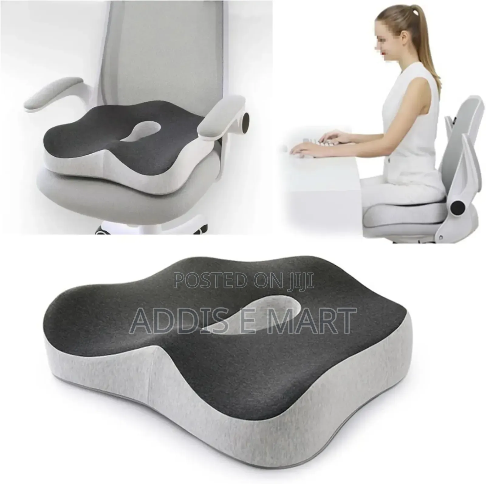 Ergonomic Design Pain Relief Memory Foam Seat Cushion