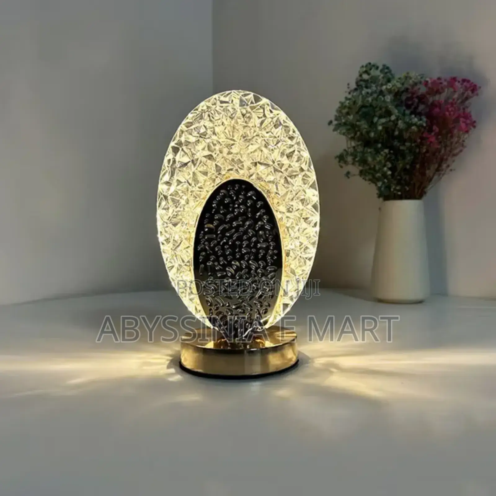 Rechargeable Led Crystal Table Lamp