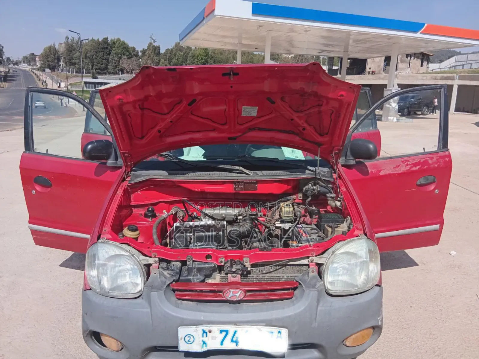 Hyundai Atos 1998 Red