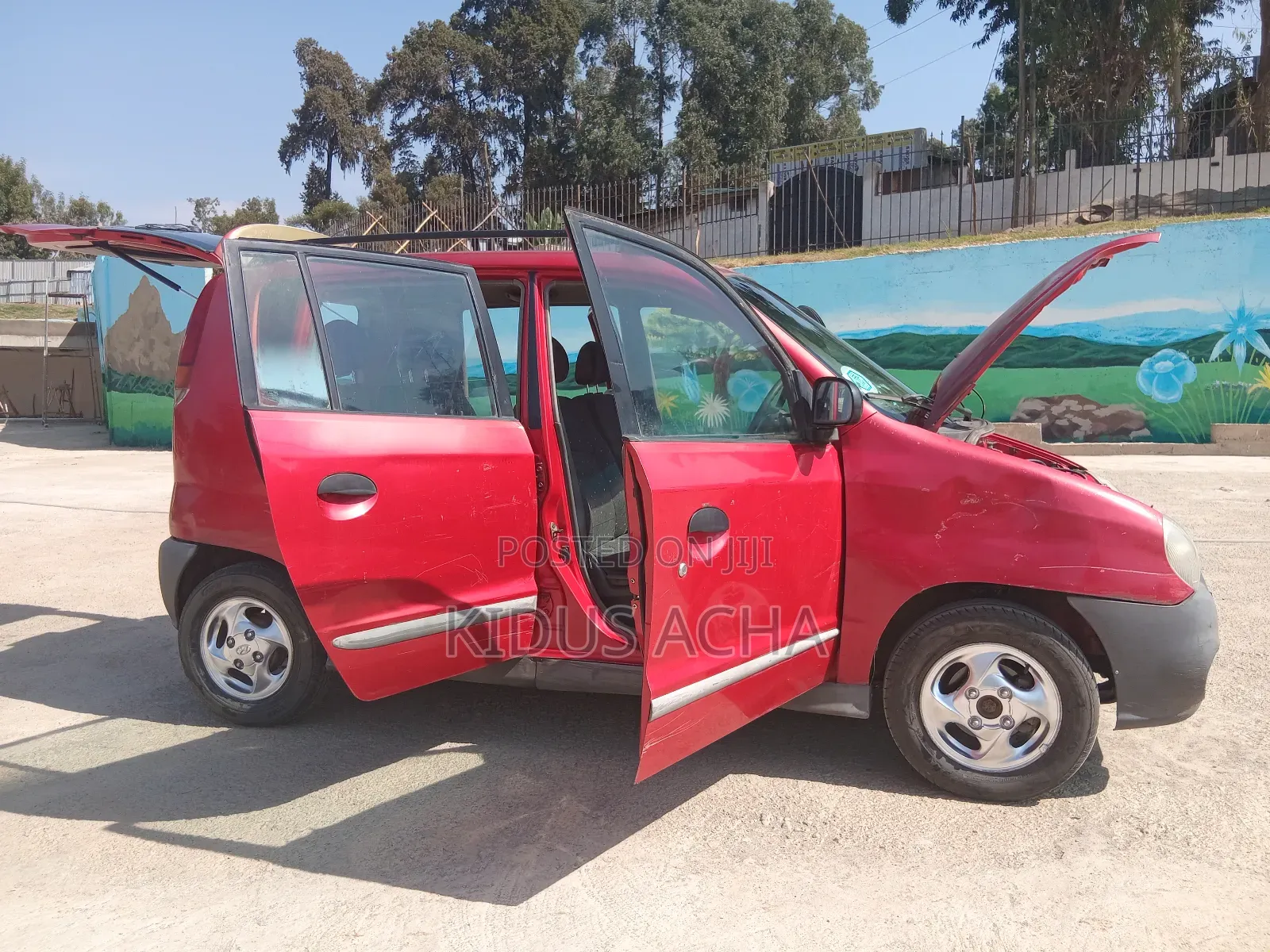 Hyundai Atos 1998 Red