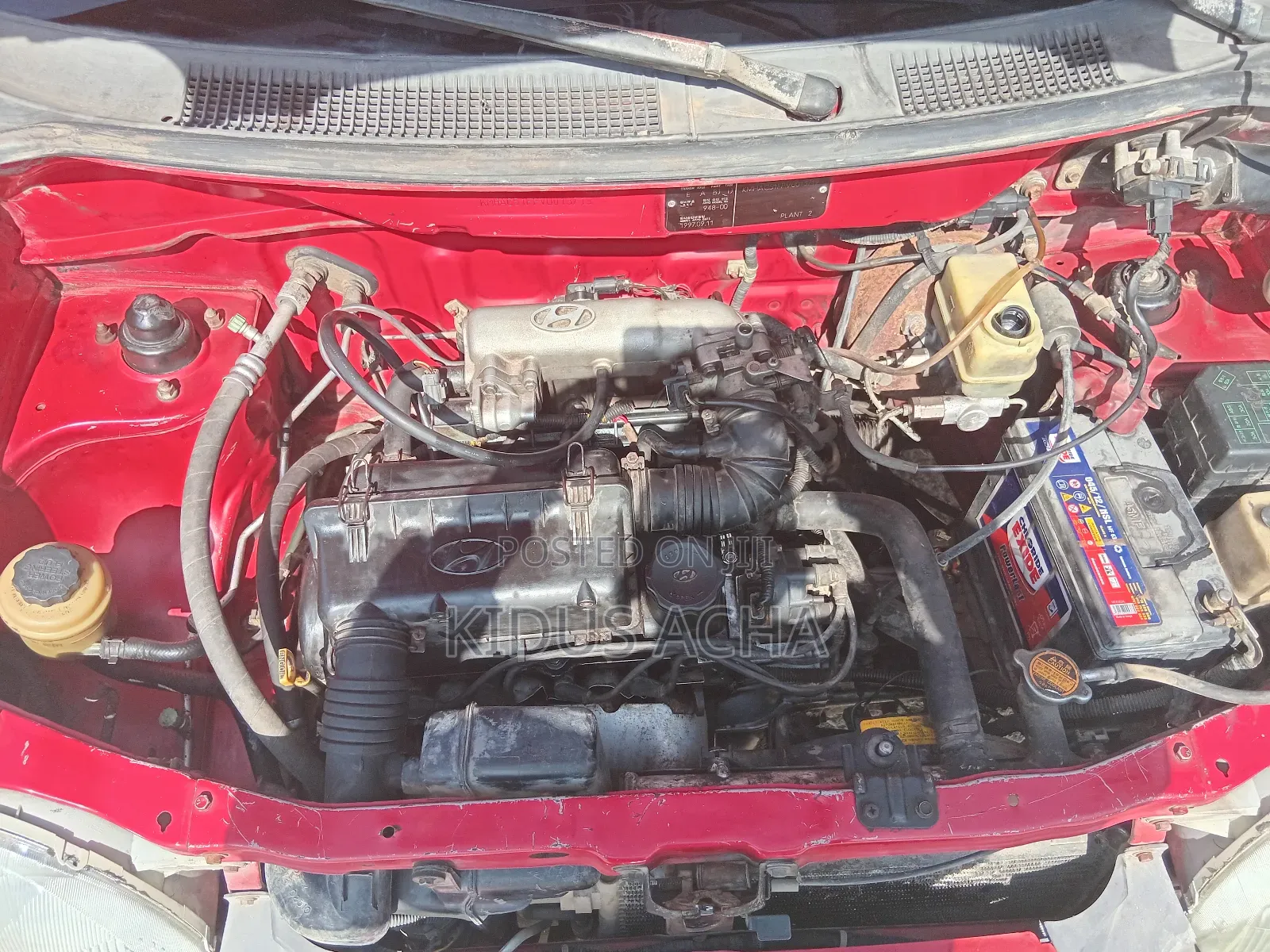 Hyundai Atos 1998 Red