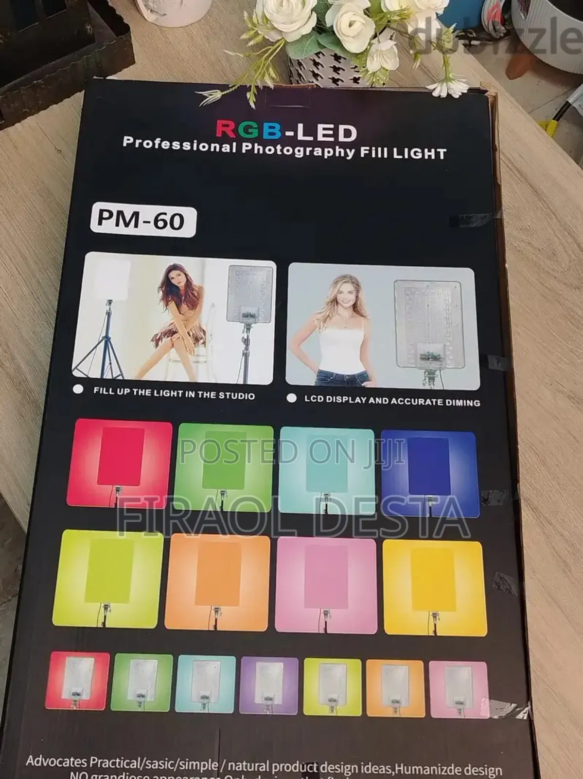 Pm-60 RGB Professional Photography Fill Light