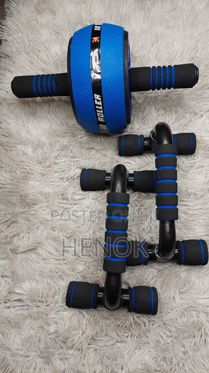 Roller and Push Up Stand Set