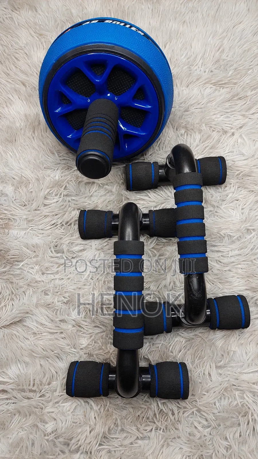 Roller and Push Up Stand Set