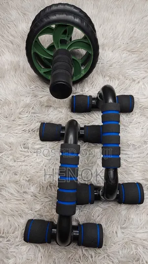 Smaller Roller + Push Up Stand Together