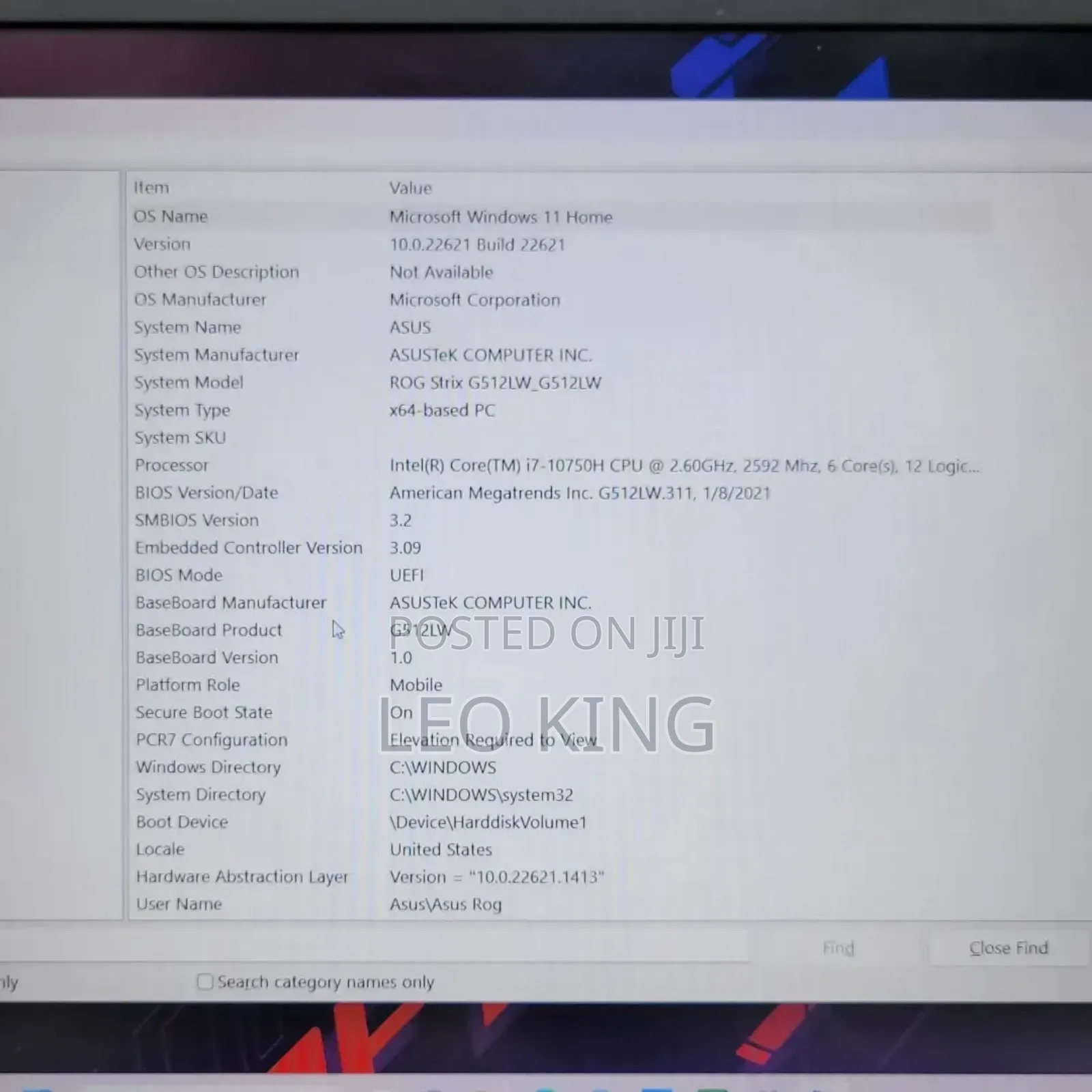 Laptop Asus ROG Strix GL503 16GB Intel Core i7 SSD 512GB