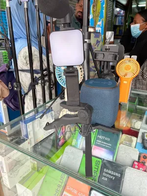 Tripod With Light and Mic