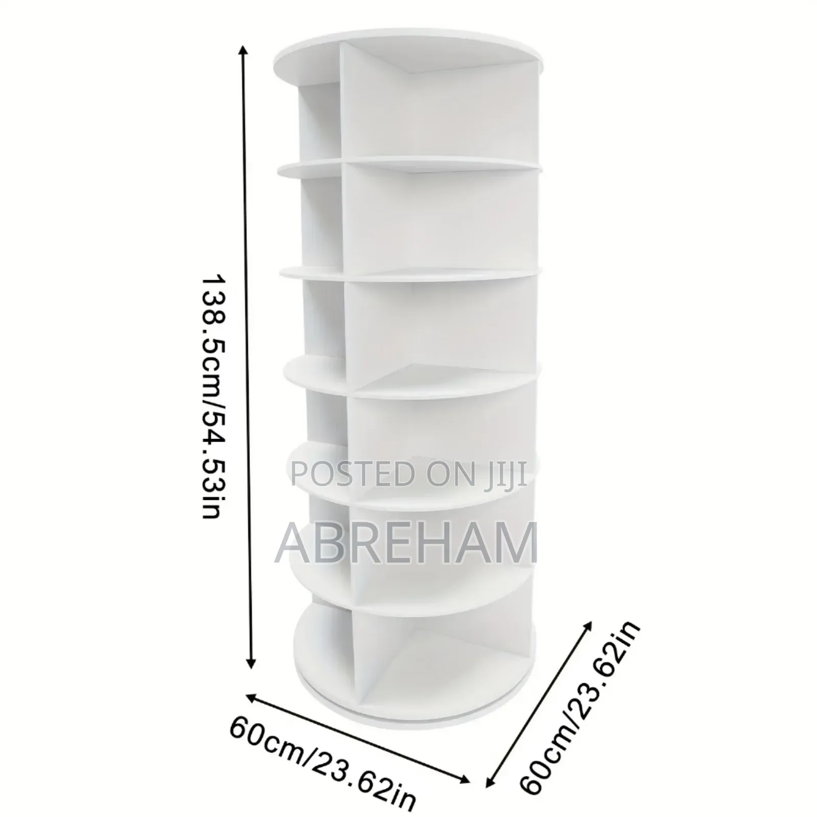 Rotating Shoe Rack - 360° የሚሽከረከር የጫማ እና ቦርሳ ማስቀመጫ