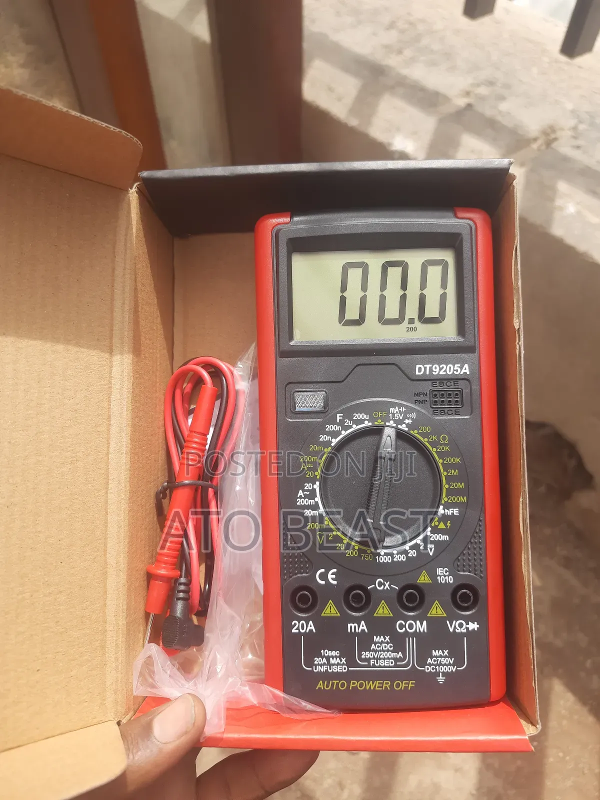 Dt9205a Handheld Digital Multimeter
