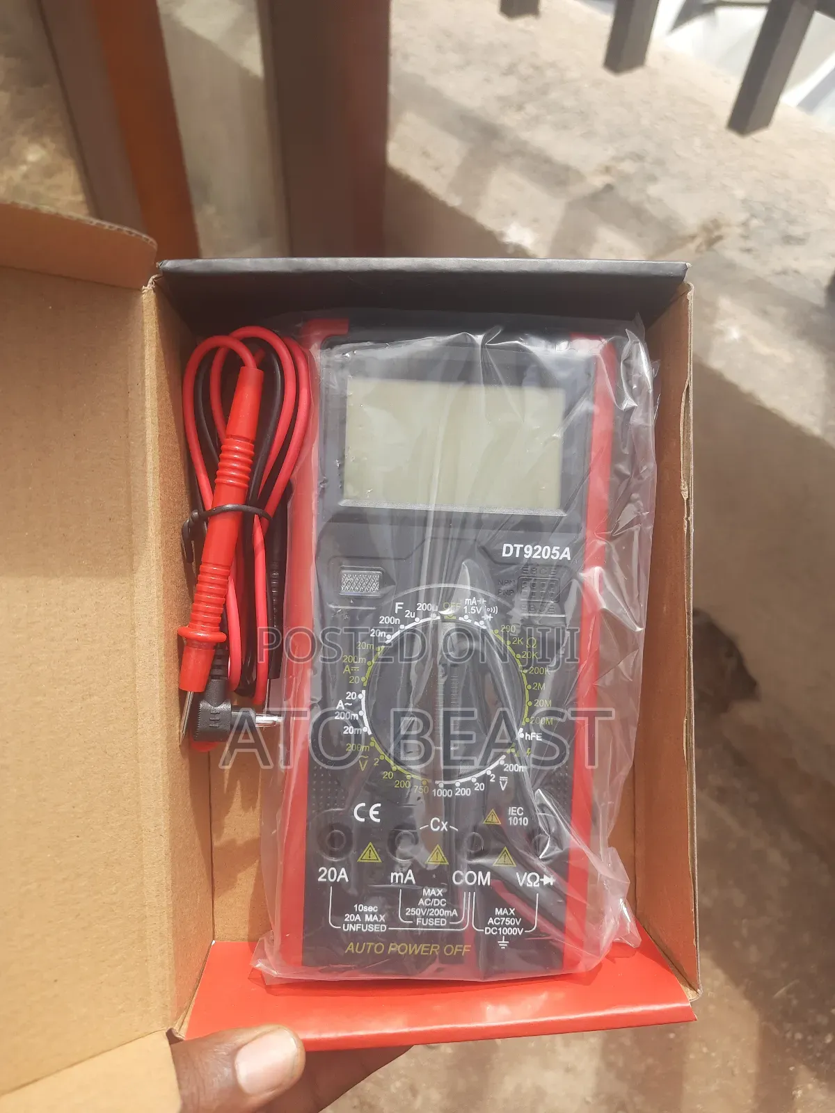 Dt9205a Handheld Digital Multimeter