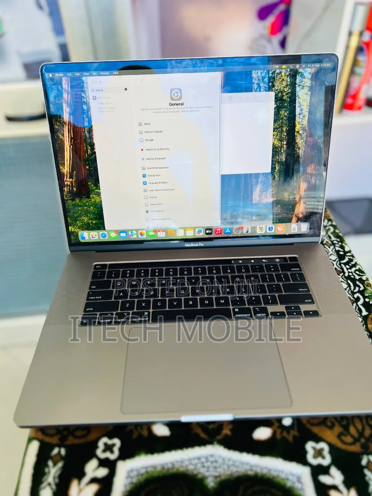 Laptop Apple MacBook 2019 16GB Intel Core i7 SSD 512GB