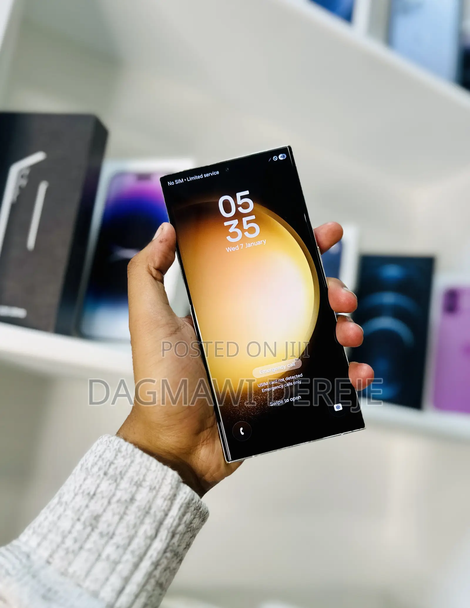 New Samsung Galaxy S23 Ultra 256 GB White