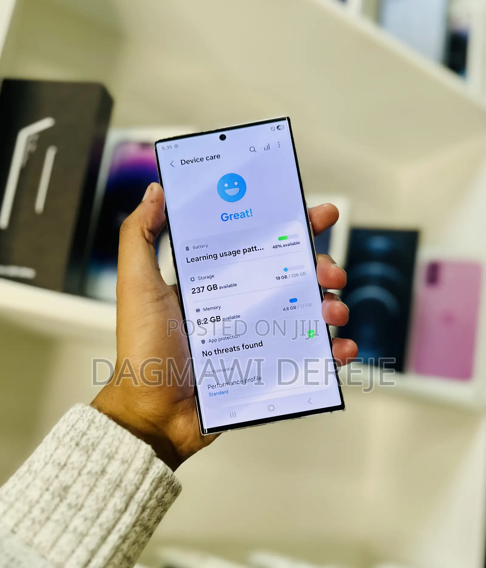 New Samsung Galaxy S23 Ultra 256 GB White