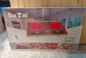 Su Tai Radiant-Cooker (Model St-7866) Featuring a Double Burner