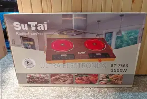 Su Tai Radiant-Cooker (Model St-7866) Featuring a Double Burner