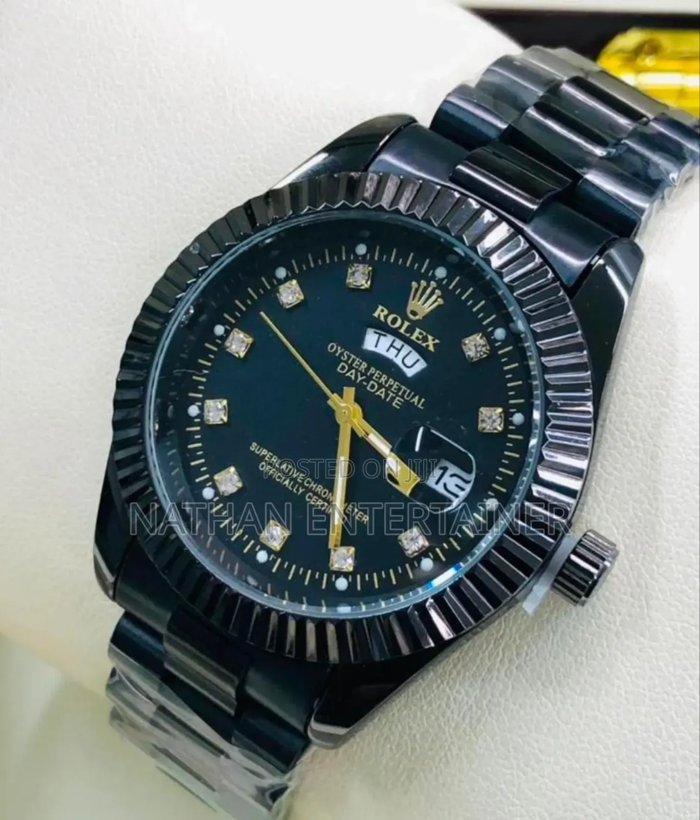 From Usa Rolex Black for Men. Original.