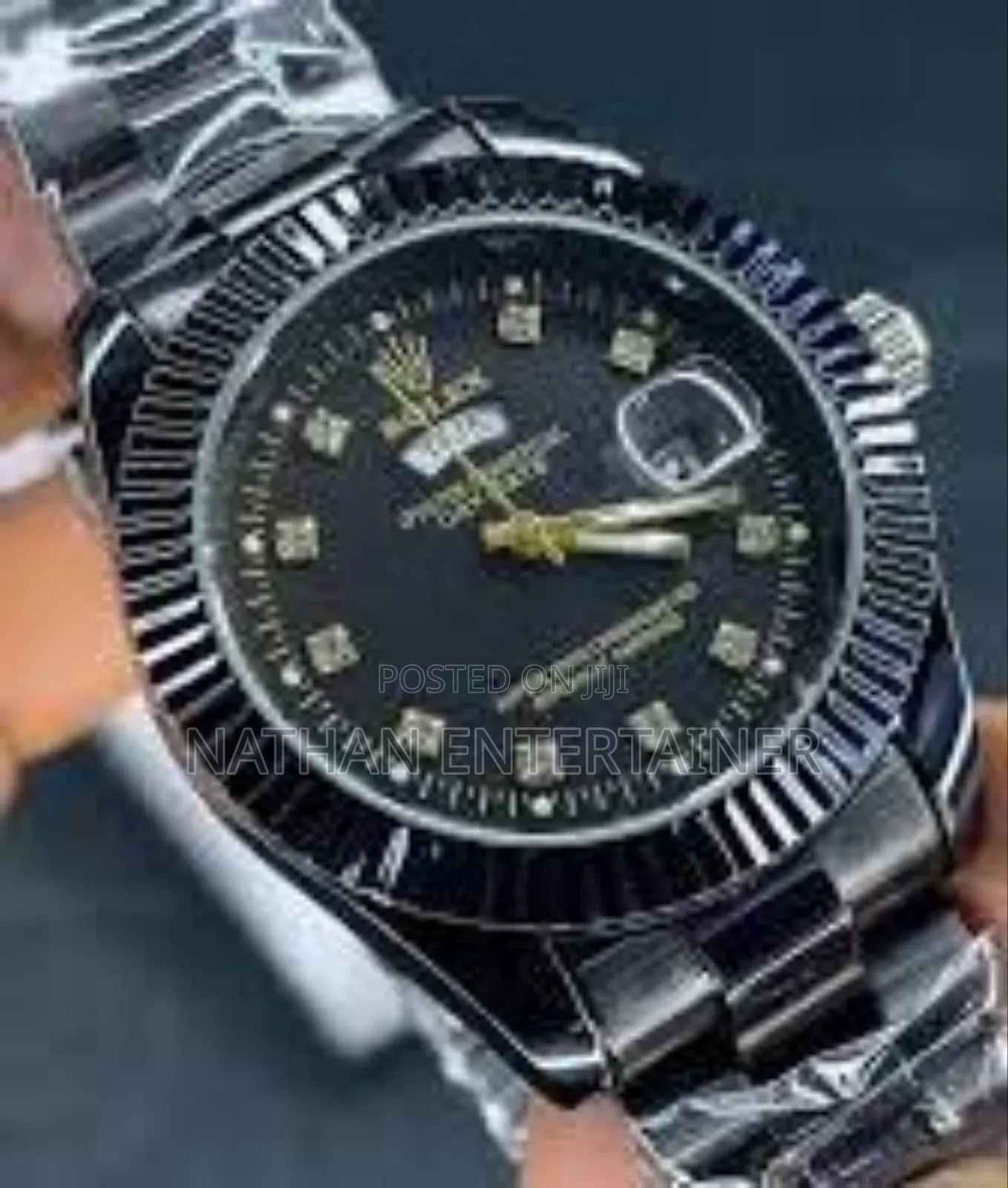 From Usa Rolex Black for Men. Original.