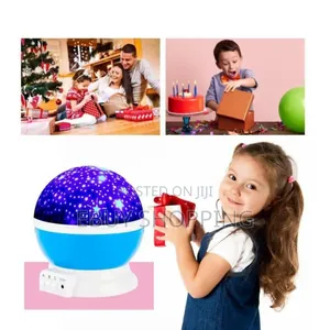 Kids Led Nebula Lamp With Remote and Rotation Function