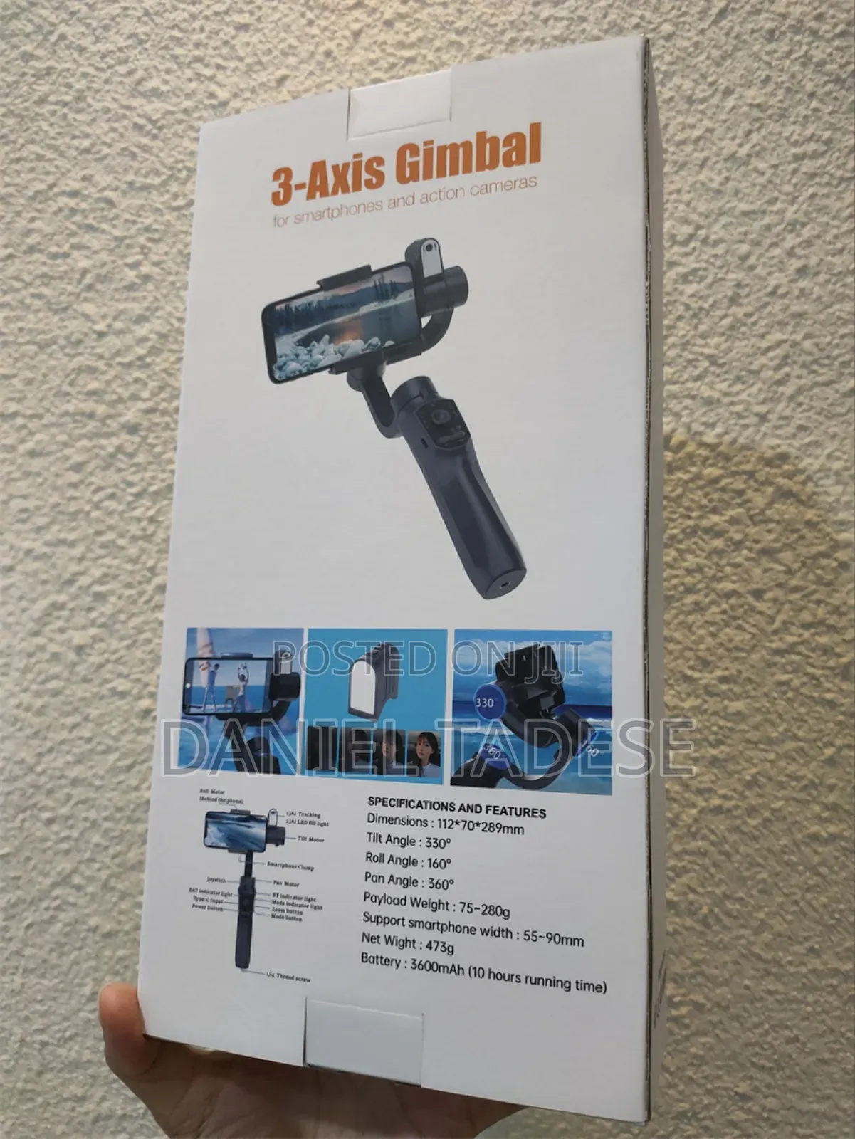 F10 Pro 3 Axis Gimbal
