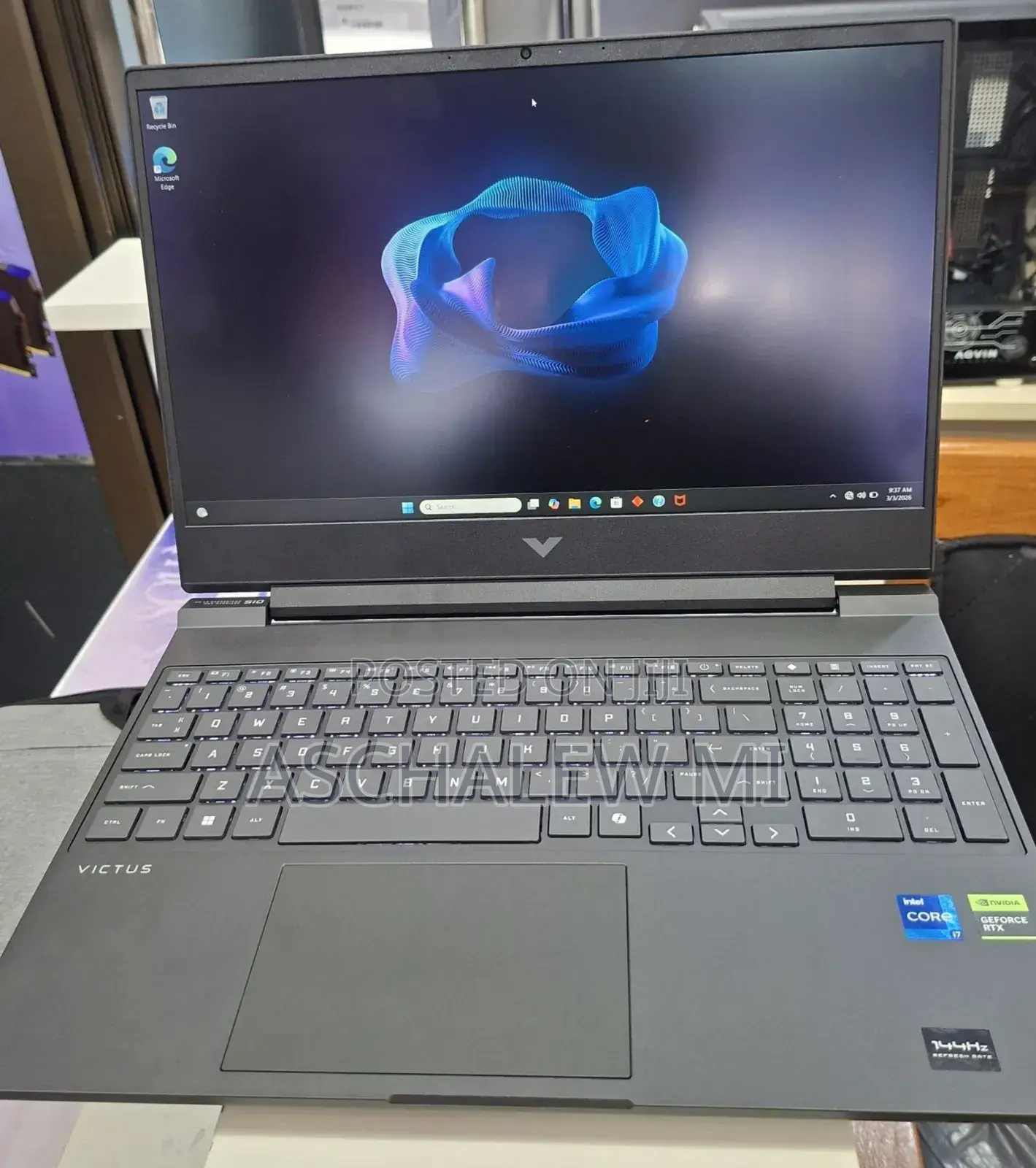 New Laptop HP Victus 16 16GB Intel Core i7 SSD 1T