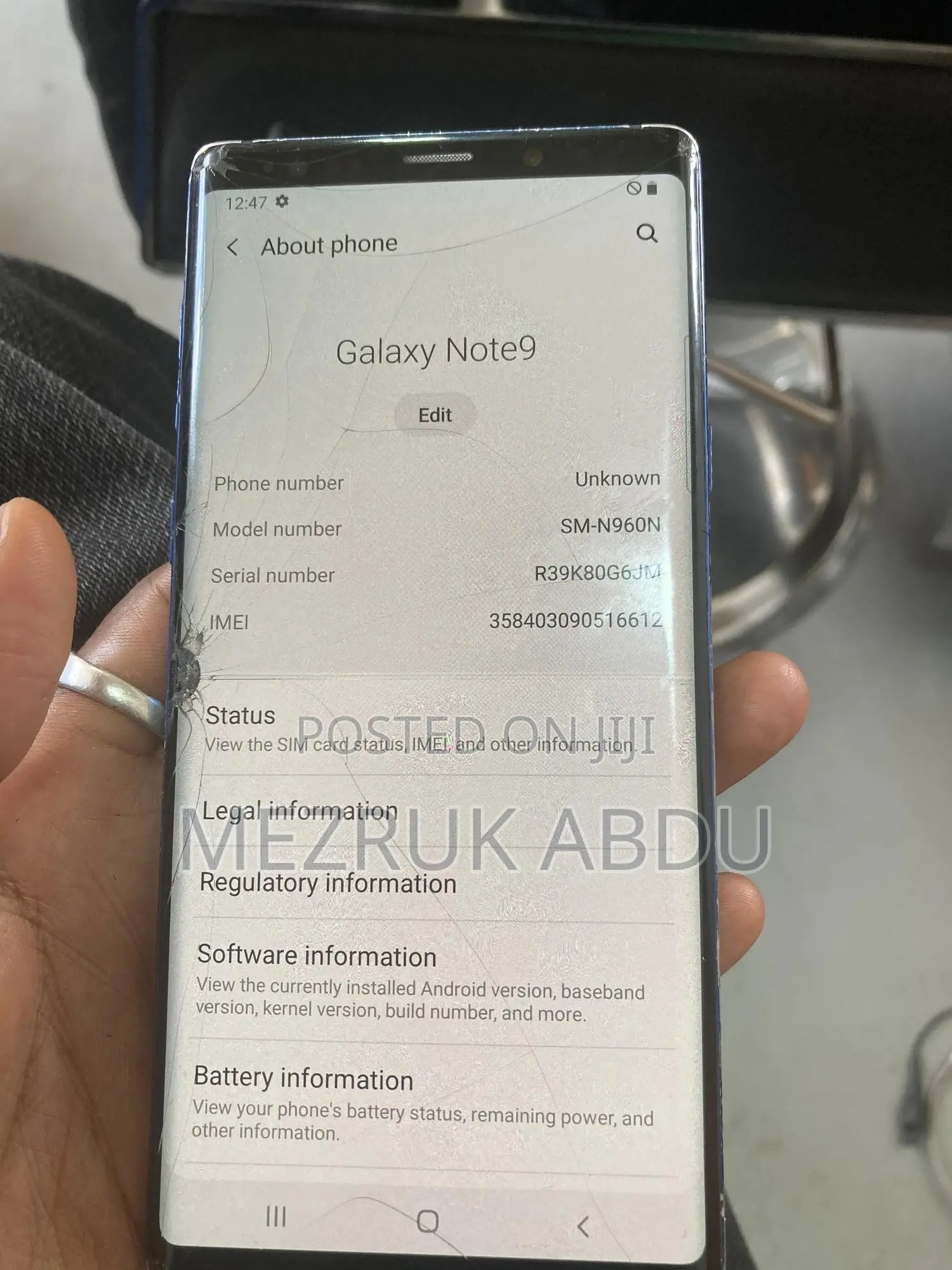 Samsung Galaxy Note 9 512 GB Blue