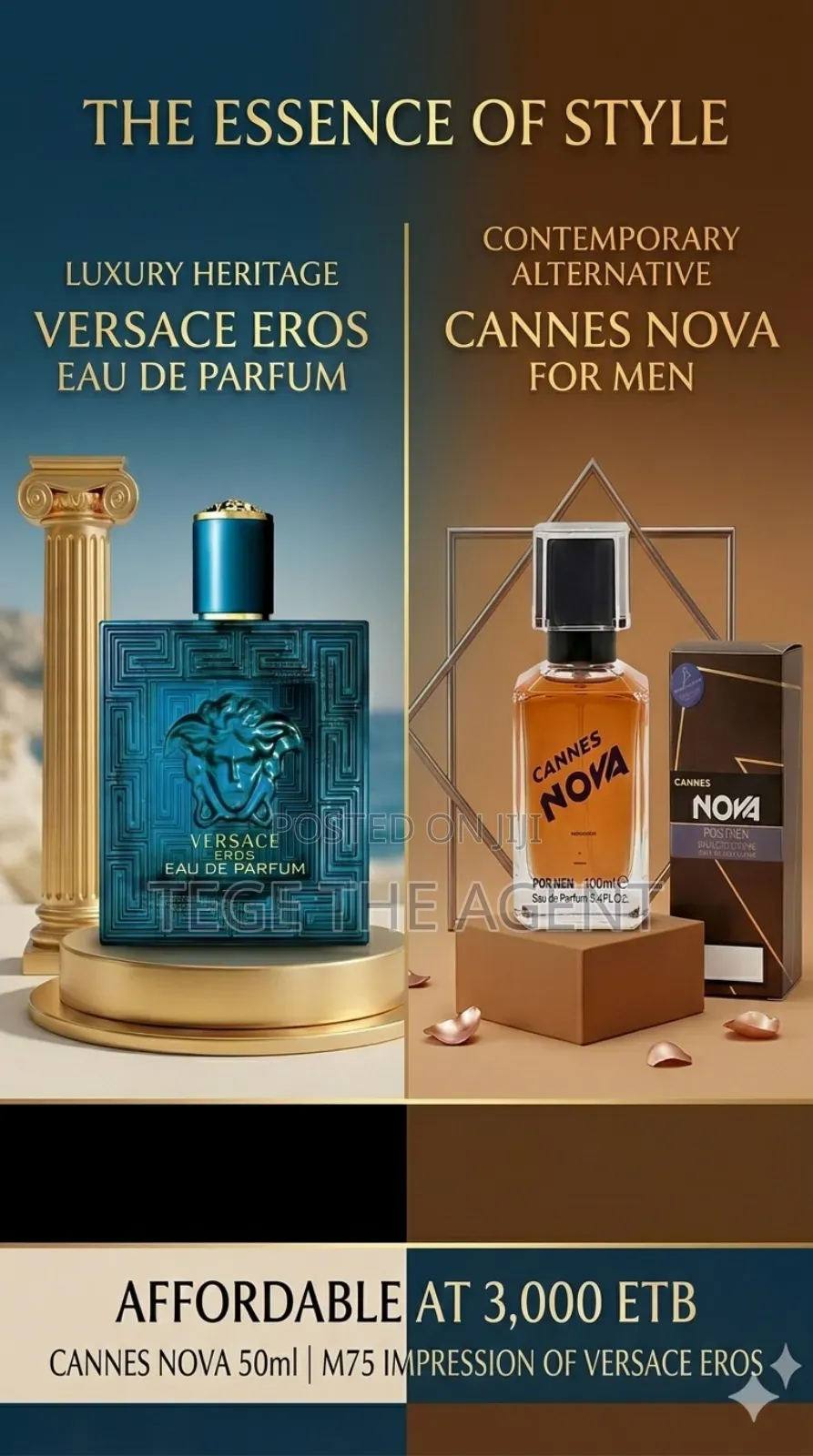 Versace Eros Perfume (Cannes Nova (M75)- 50ml