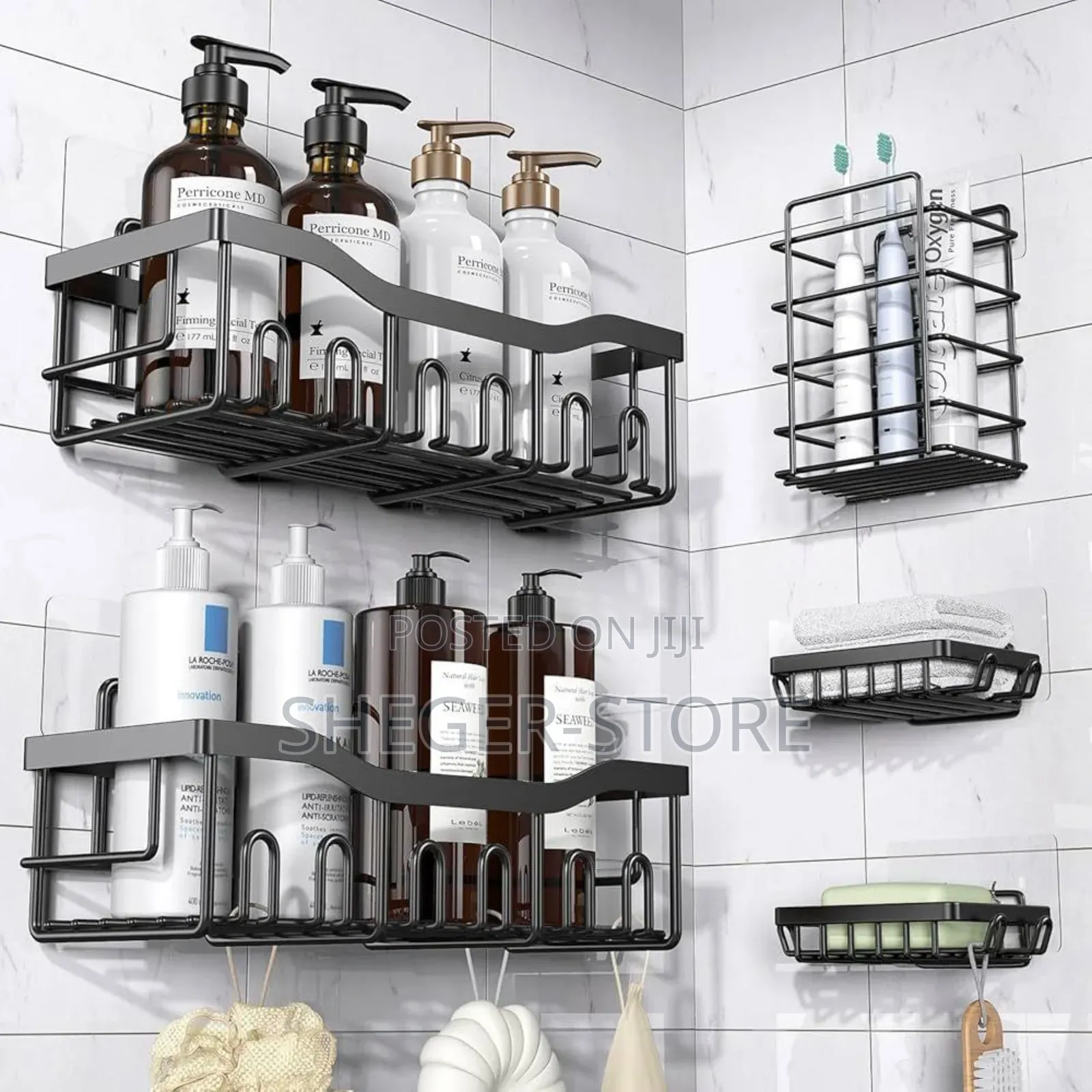 Best Design 5pcs Stainless Steel Organizing Storage Rack