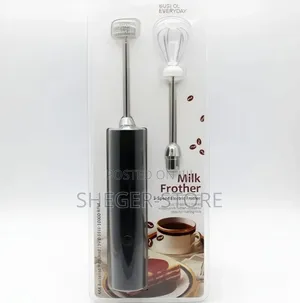 Durable Handheld Electric Milk Frother and Whisk