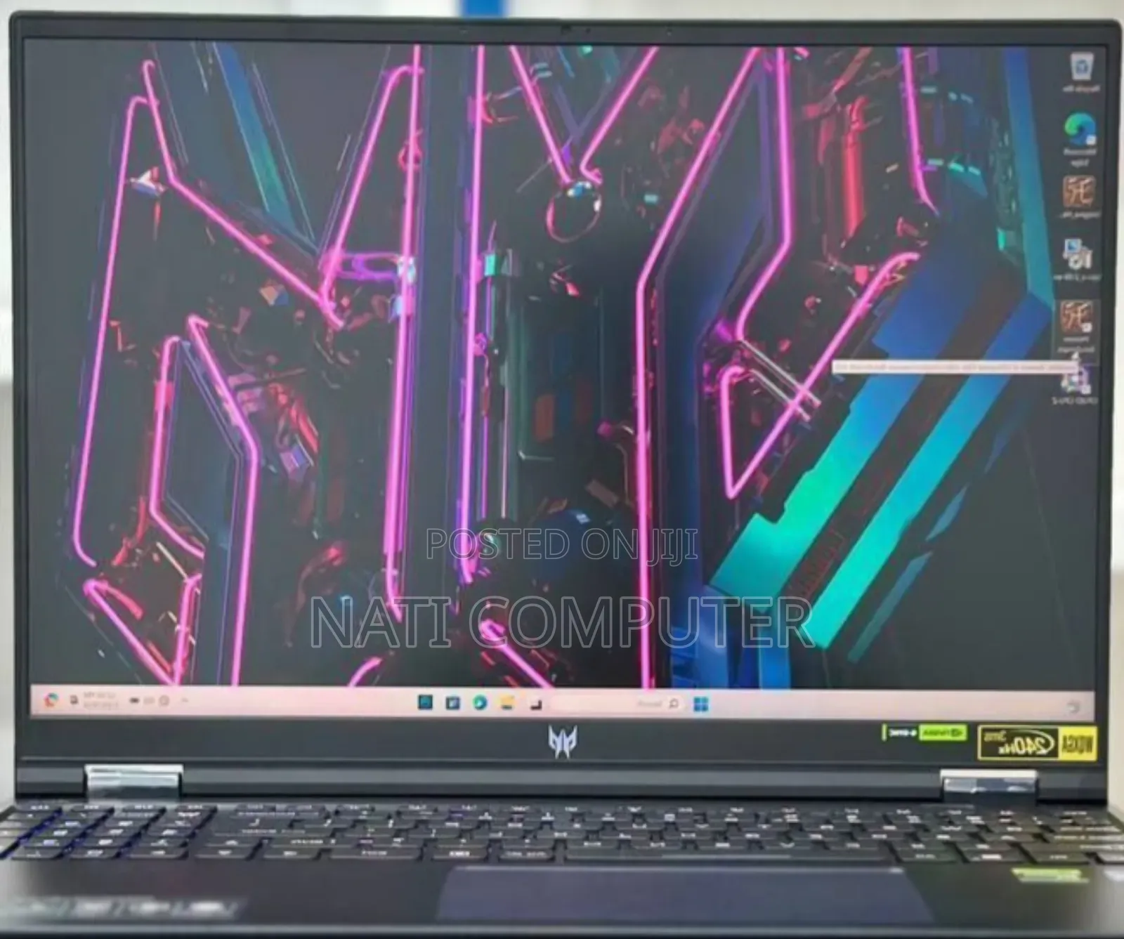 New Laptop Acer Predator Helios Neo 16 16GB Intel Core i9 SSD 1T