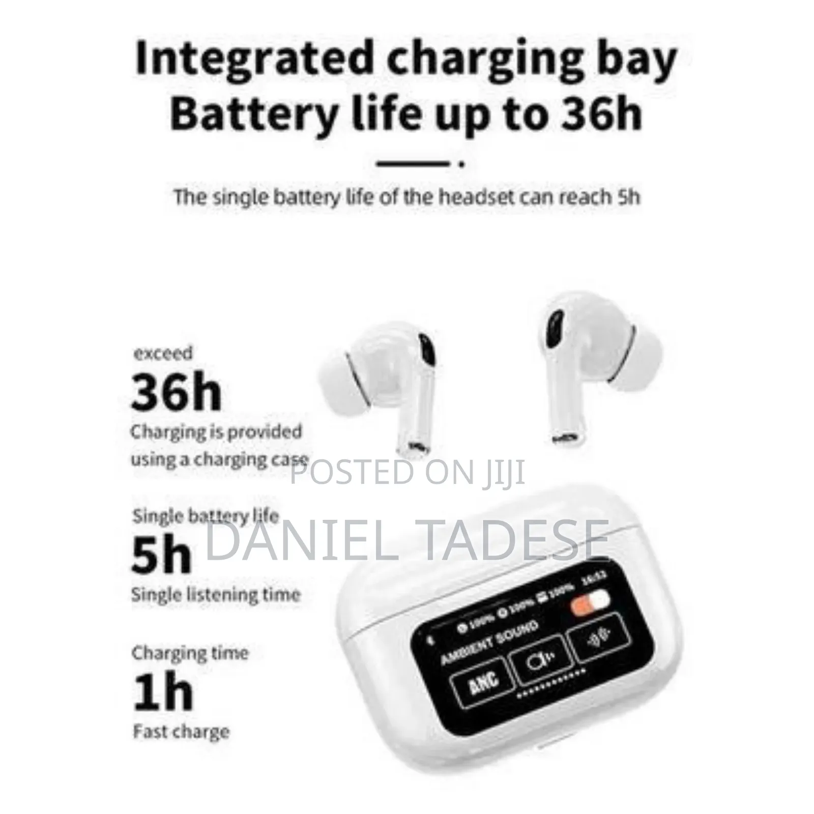 Anc / Enc Double Dark Noise Reduction Touch Control