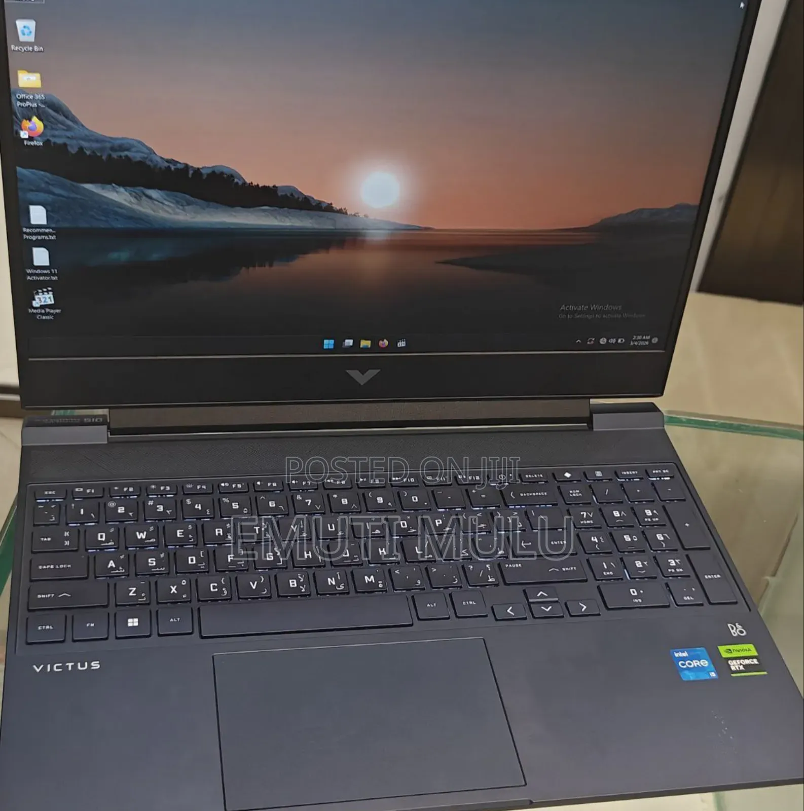 New Laptop HP Victus 15 8GB Intel Core i5 SSD 512GB
