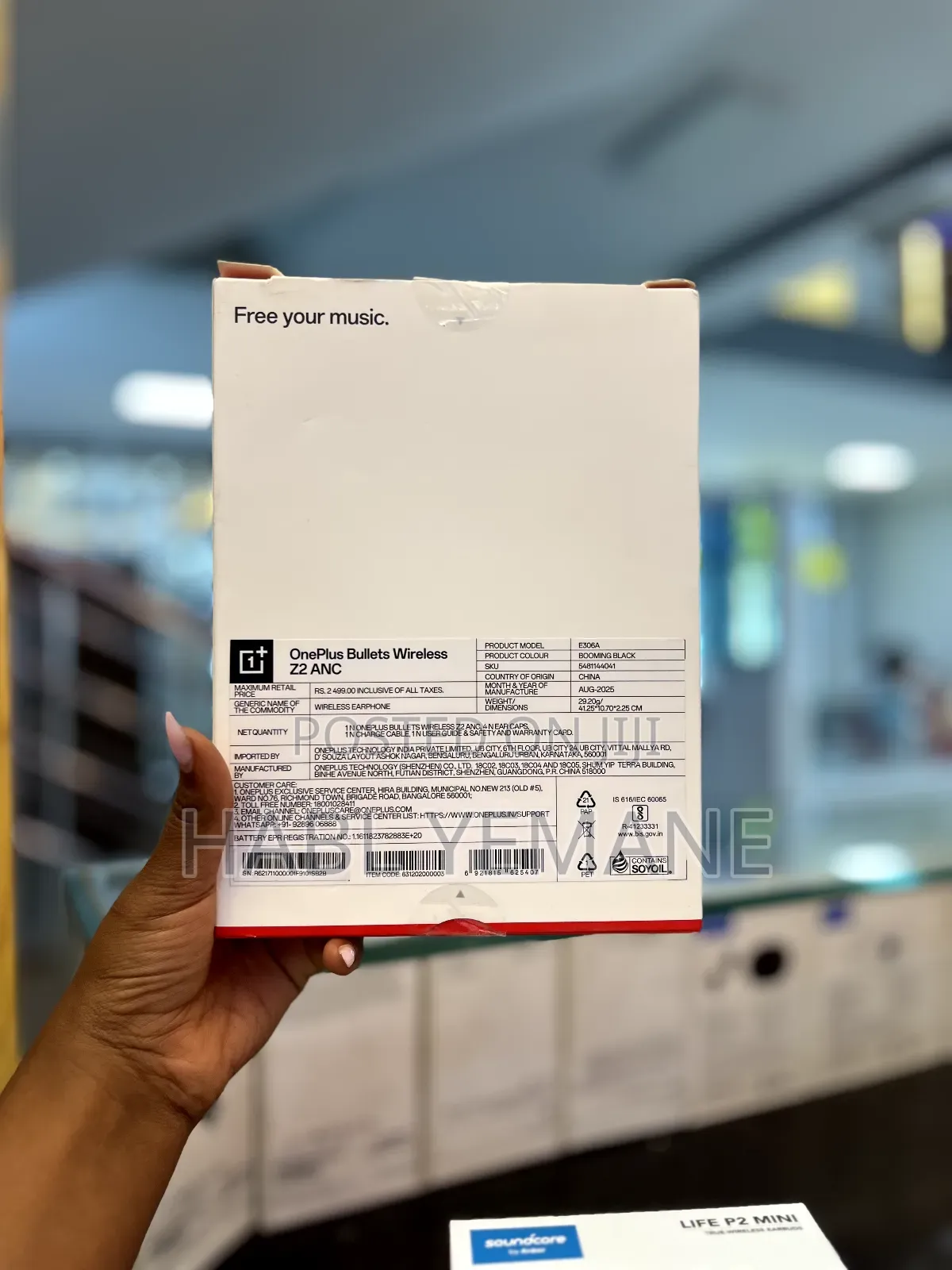 Oneplus Bullets Wireless Z2 Anc Earphones