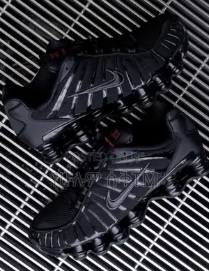 Nike Air Max Shox Tl 'Triple Black' WMNS Shoes