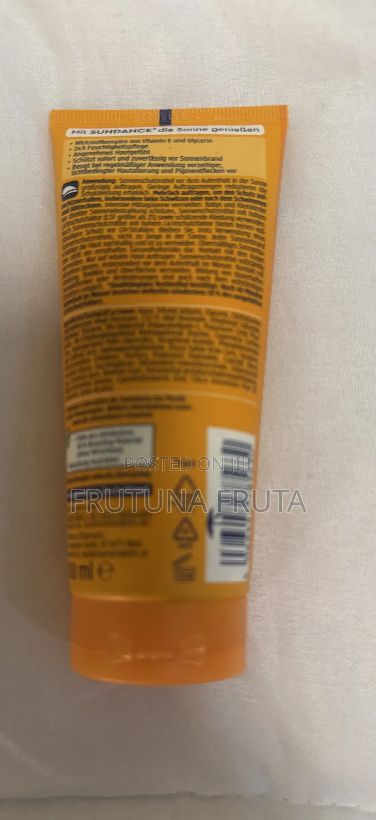 Sundance Sun Cream SPF 50+, a 100 Ml German Sunscreen Product