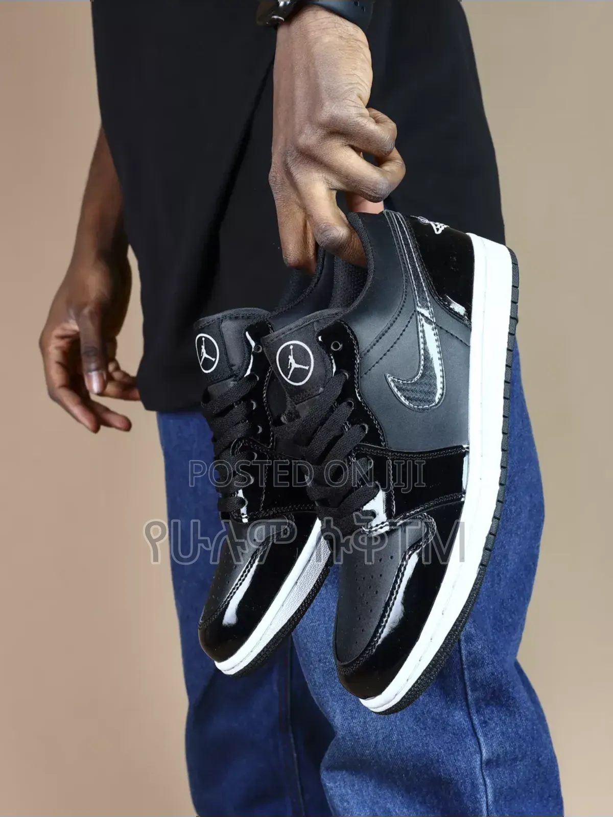 Air Jordan 1 Low Se "All Star Games" 'Black/White' Men's WMNS Shoes