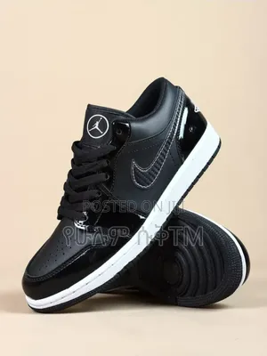 Air Jordan 1 Low Se "All Star Games" 'Black/White' Men's WMNS Shoes