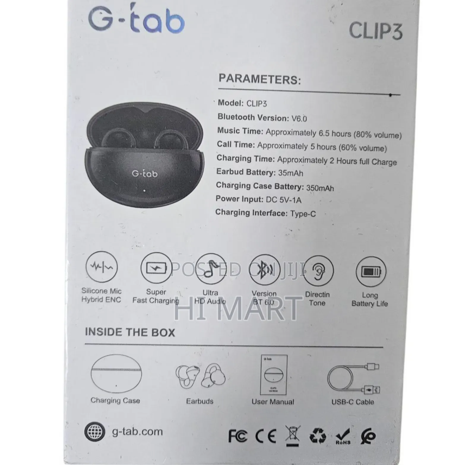 Original G Tab Clip3 Pro Earbud