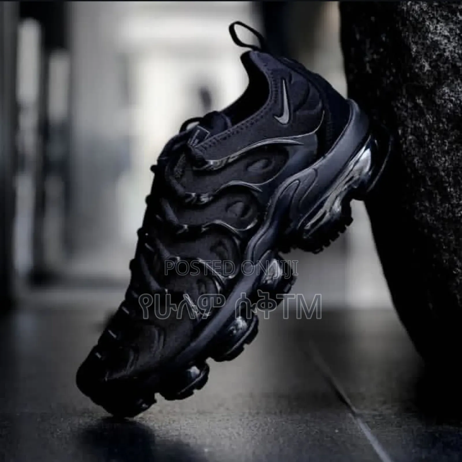 Nike Vapormax Plus 'Triple Black' Men's Shoes