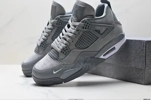 Nigel Sylvester X Air Jordan 4 Brick by Brick 'Wolf Grey' Men's Shoes