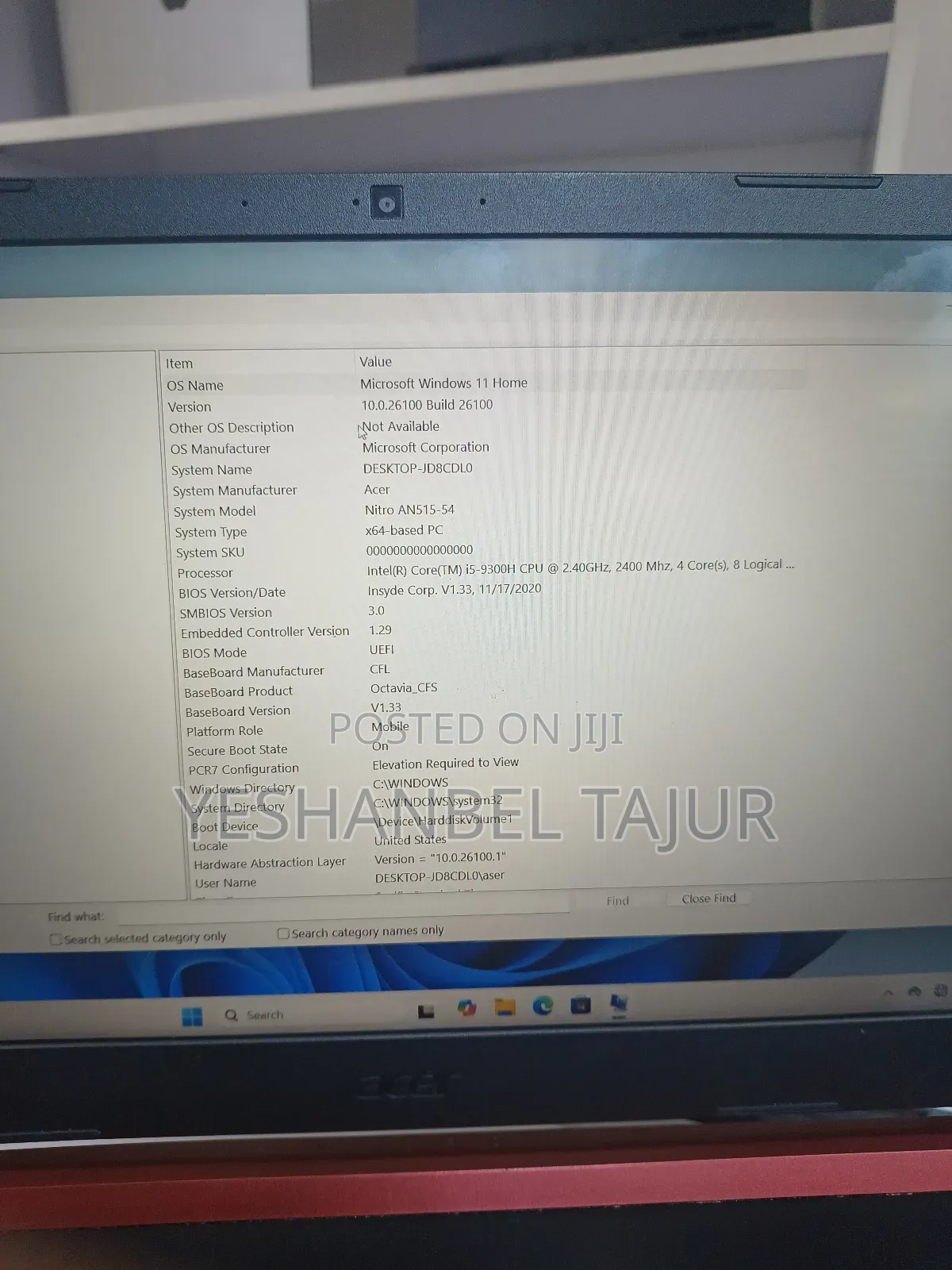 New Laptop Acer Nitro 5 16GB Intel Core i5 SSD 512GB