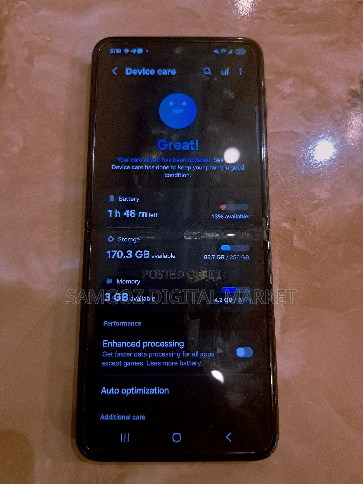 Samsung Galaxy Z Flip 3 256 GB Black
