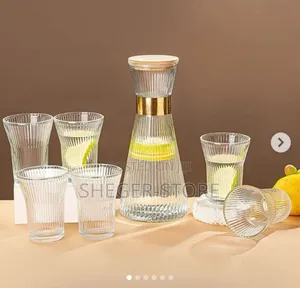 Best Looking Design 7pcs Glass Kettle Set ማራኪ እና በዉብ ዲዛይን