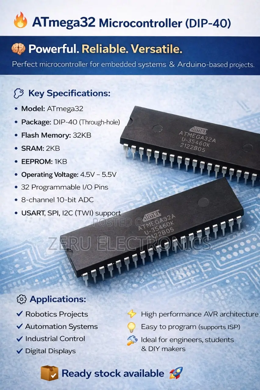 Atmega 32 Microcontroller
