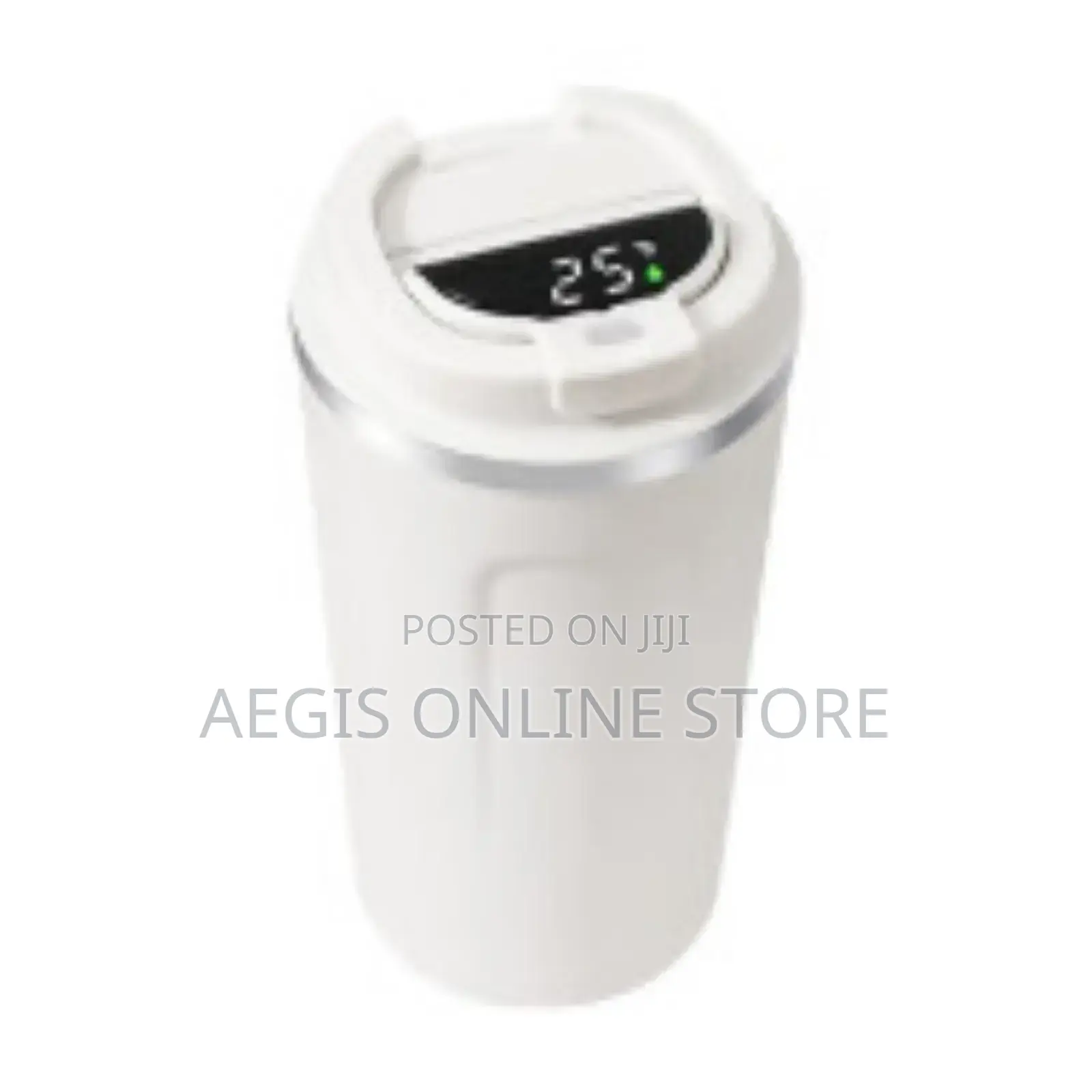 Smart Insulated Travel Mug With a Digital Temperature Display
