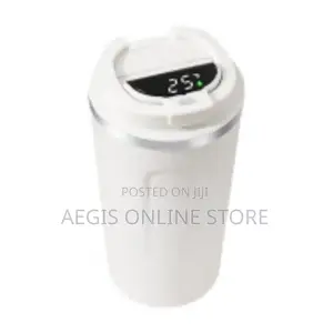 Smart Insulated Travel Mug With a Digital Temperature Display