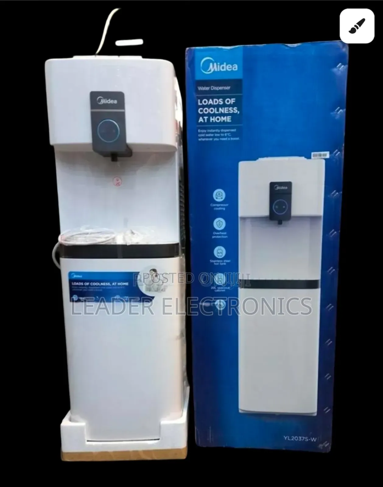 Midea Water Dispenser — White | Hot Cold | Modern Design