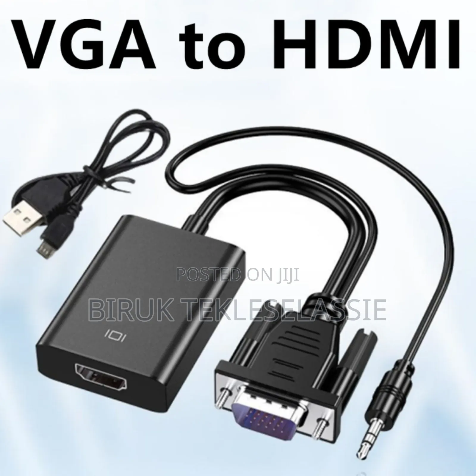 Vga to Hdmi Converter With Audio Cable
