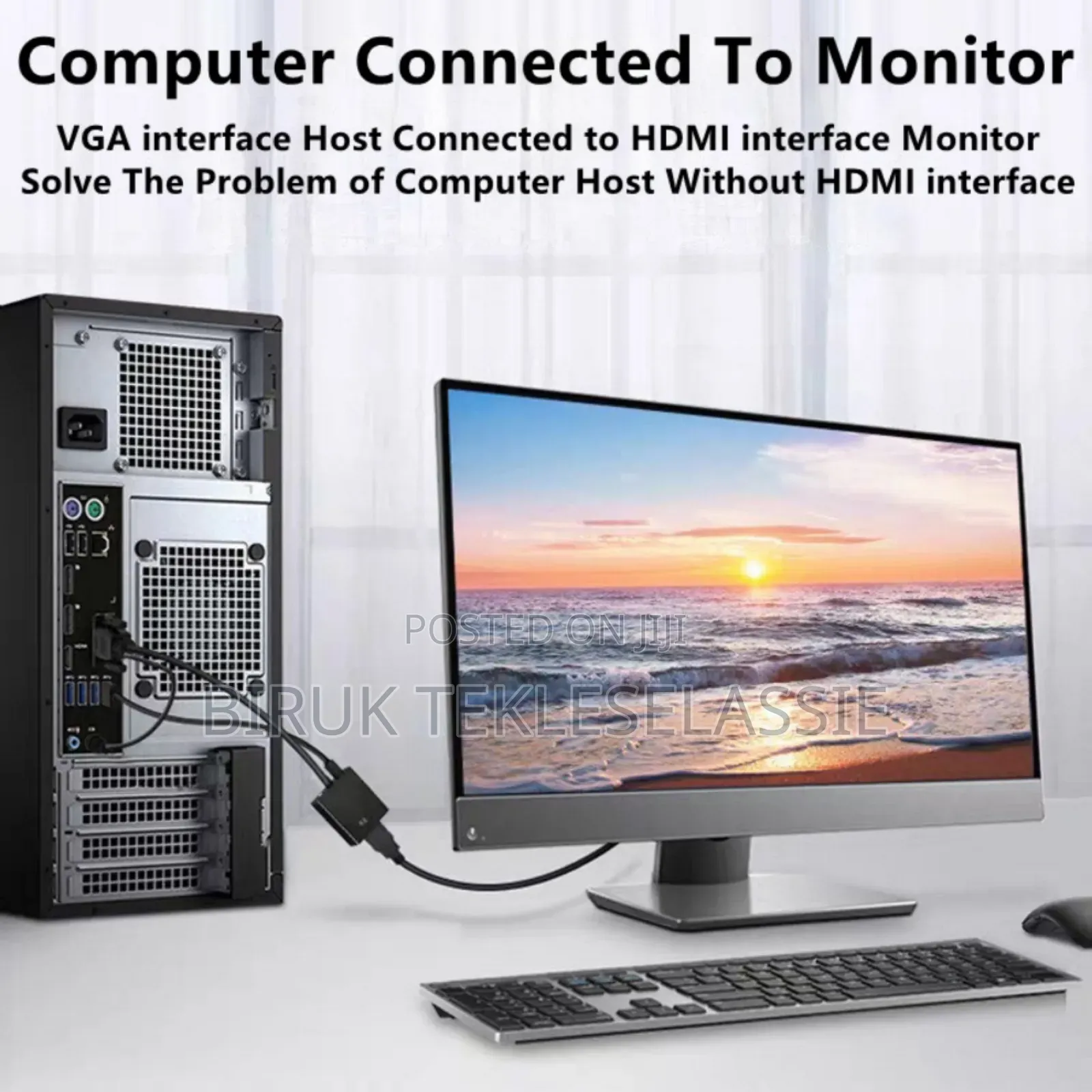 Vga to Hdmi Converter With Audio Cable