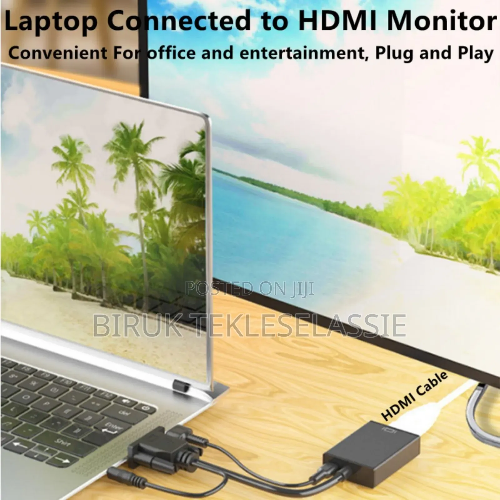 Vga to Hdmi Converter With Audio Cable
